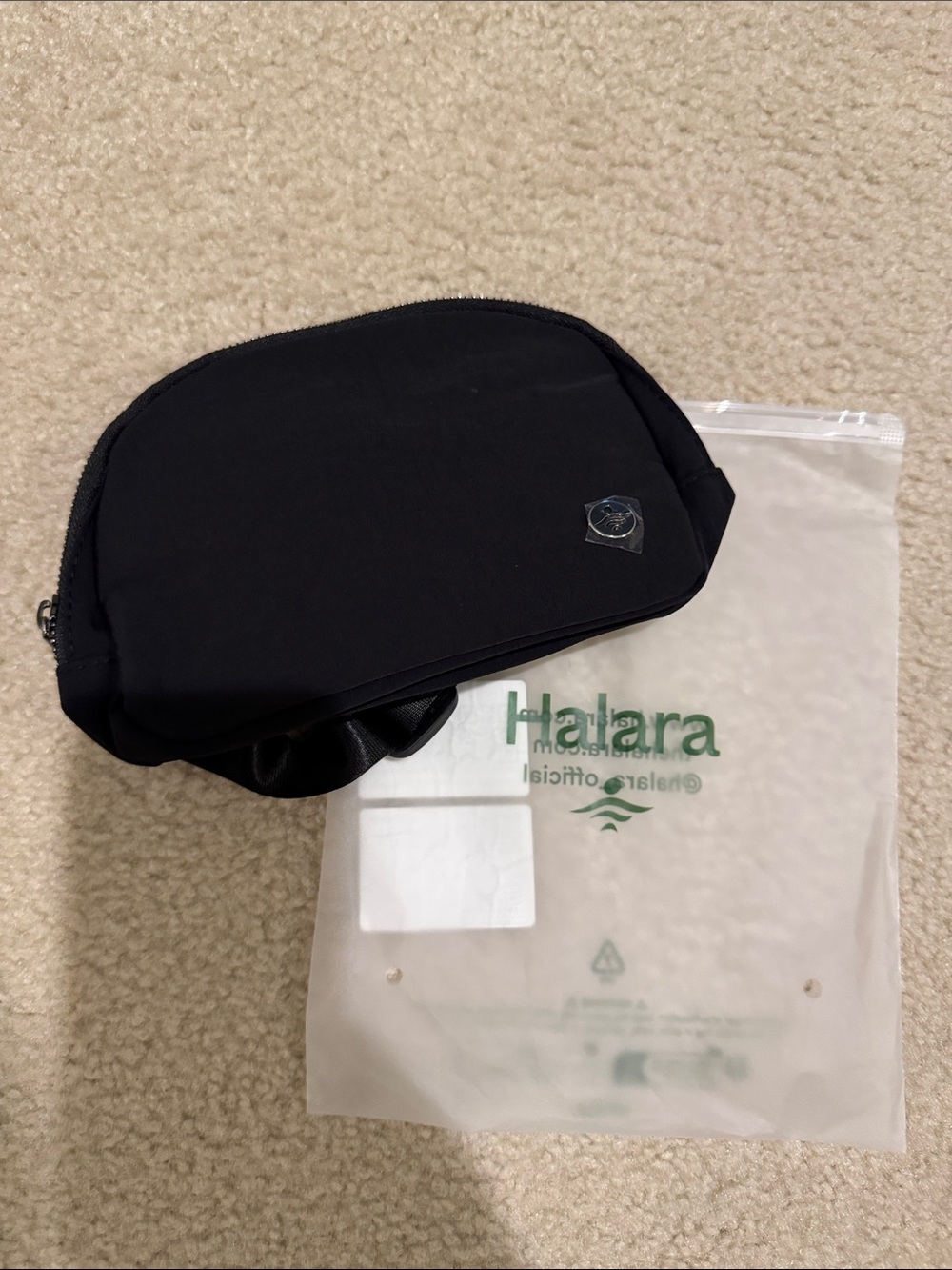 Black Halara belt bag